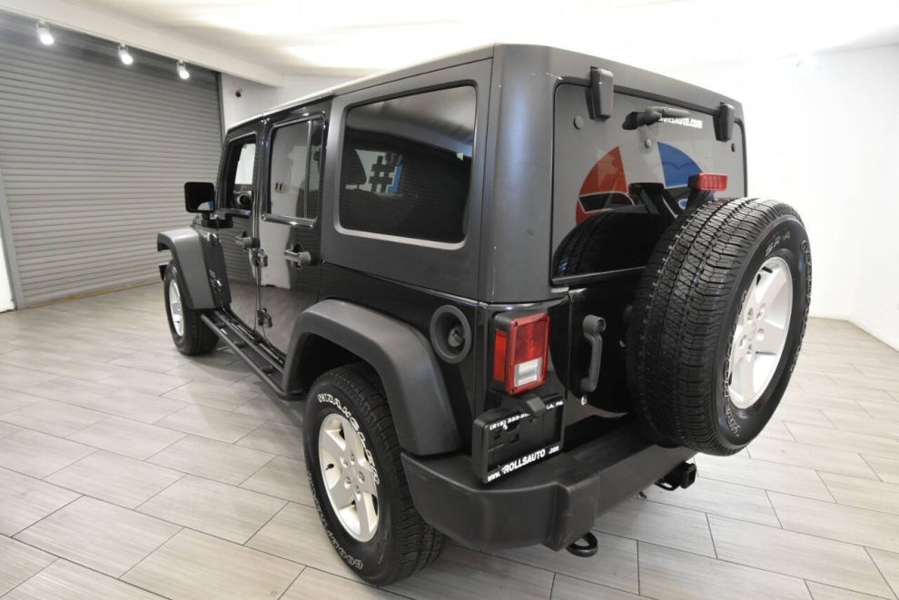 2017 Jeep Wrangler Unlimited Sport, Black, Mileage: 50,900 - photo 2