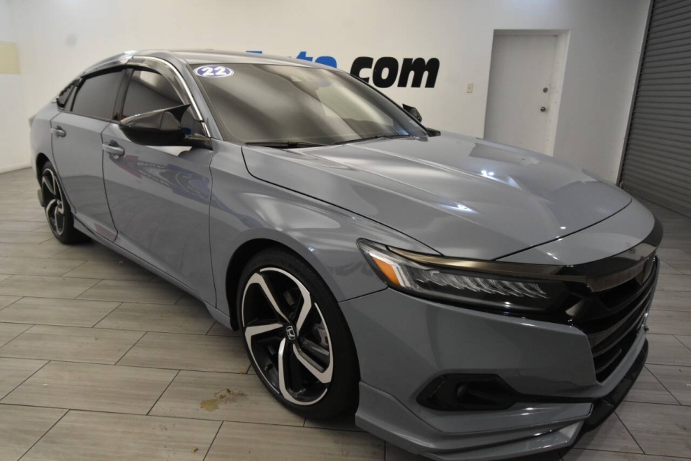 2022 Honda Accord Sport Special Edition 4dr Sedan, Gray, Mileage: 51,594 - photo 6