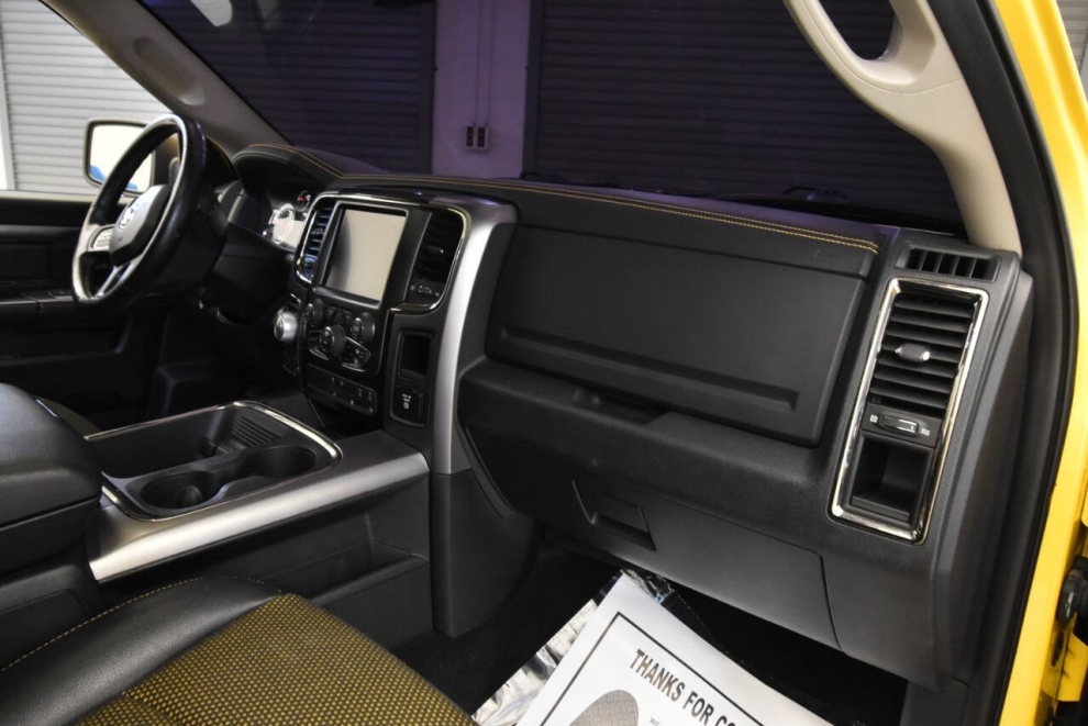 2016 RAM 1500 Sport 4x4 4dr Crew Cab 5.5 ft. SB Pickup, Yellow, Mileage: 97,278 - photo 13