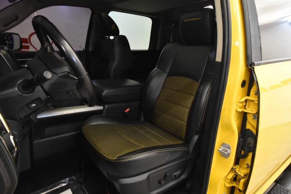 2016 RAM 1500 Sport 4x4 4dr Crew Cab 5.5 ft. SB Pickup, Yellow, Mileage: 97,278 - photo 8