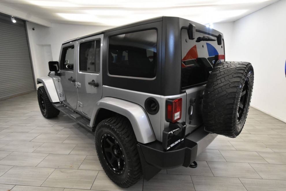 2018 Jeep Wrangler JK Unlimited Sahara, Silver, Mileage: 80,260 - photo 2