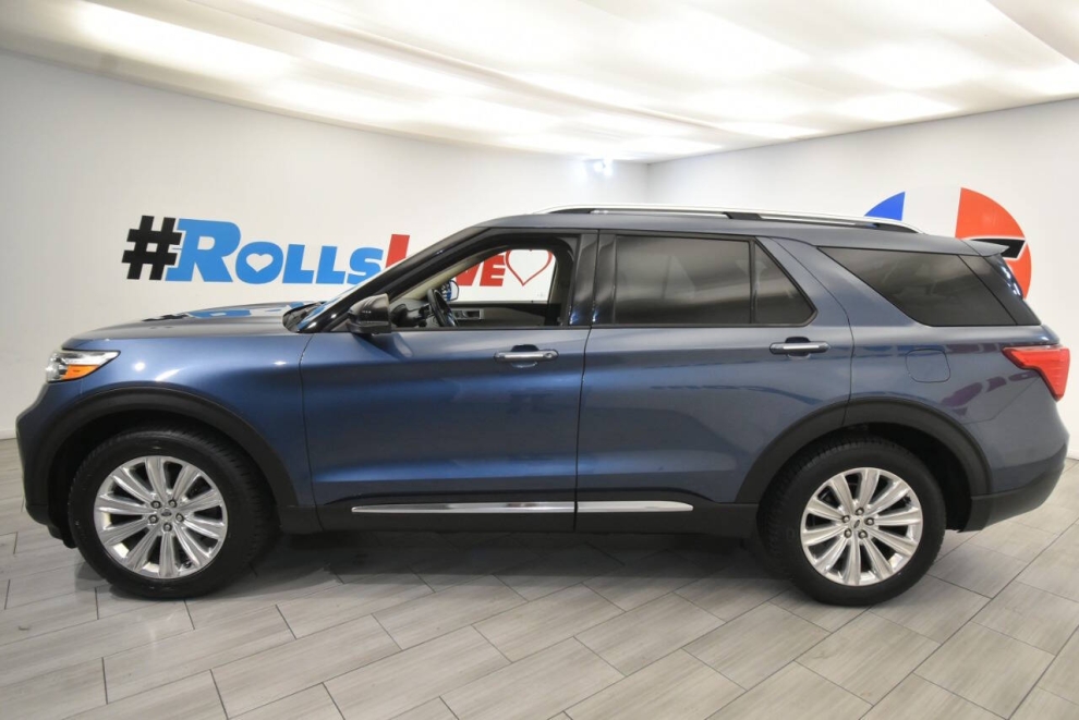 2020 Ford Explorer Limited AWD 4dr SUV, Blue, Mileage: 75,144 - photo 1