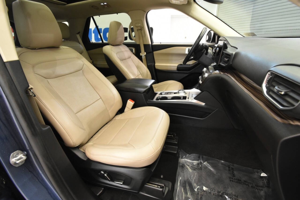 2020 Ford Explorer Limited AWD 4dr SUV, Blue, Mileage: 75,144 - photo 16