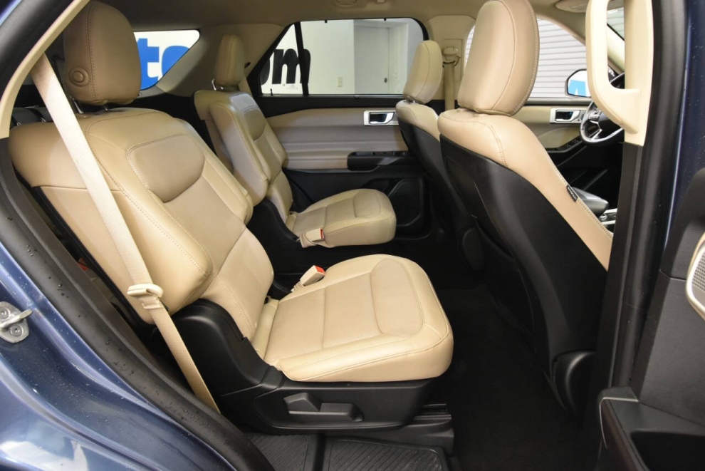 2020 Ford Explorer Limited AWD 4dr SUV, Blue, Mileage: 75,144 - photo 17