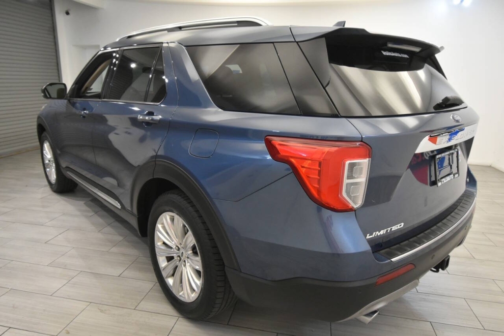2020 Ford Explorer Limited AWD 4dr SUV, Blue, Mileage: 75,144 - photo 2