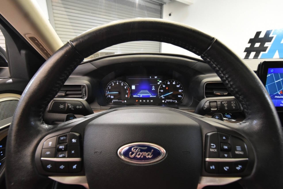 2020 Ford Explorer Limited AWD 4dr SUV, Blue, Mileage: 75,144 - photo 26