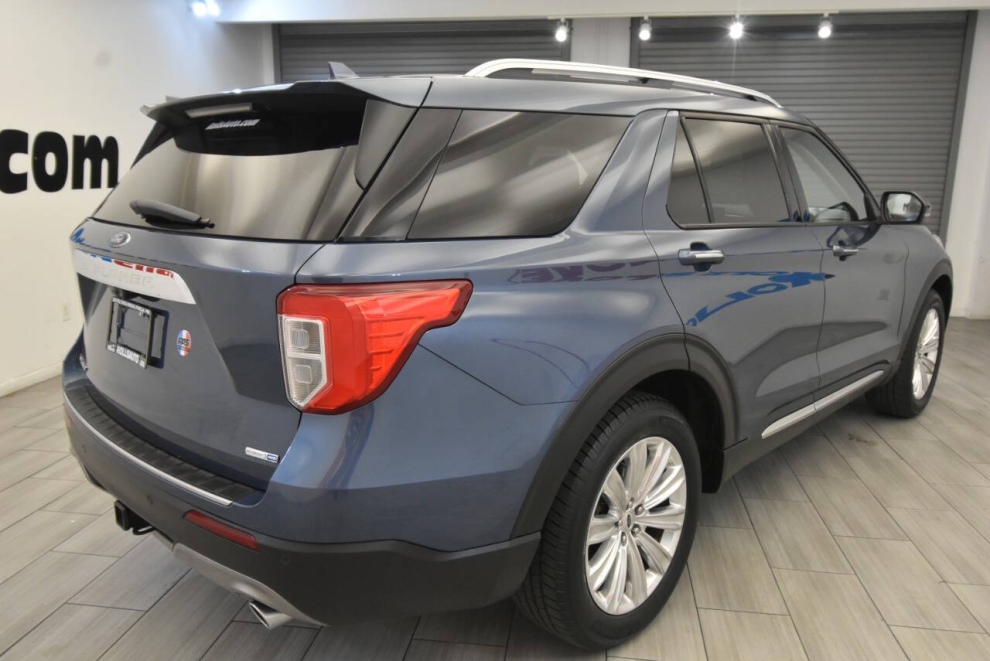 2020 Ford Explorer Limited AWD 4dr SUV, Blue, Mileage: 75,144 - photo 4