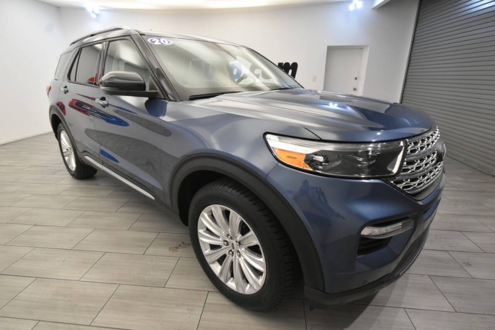 2020 Ford Explorer Limited AWD 4dr SUV, Blue, Mileage: 75,144 - photo 6