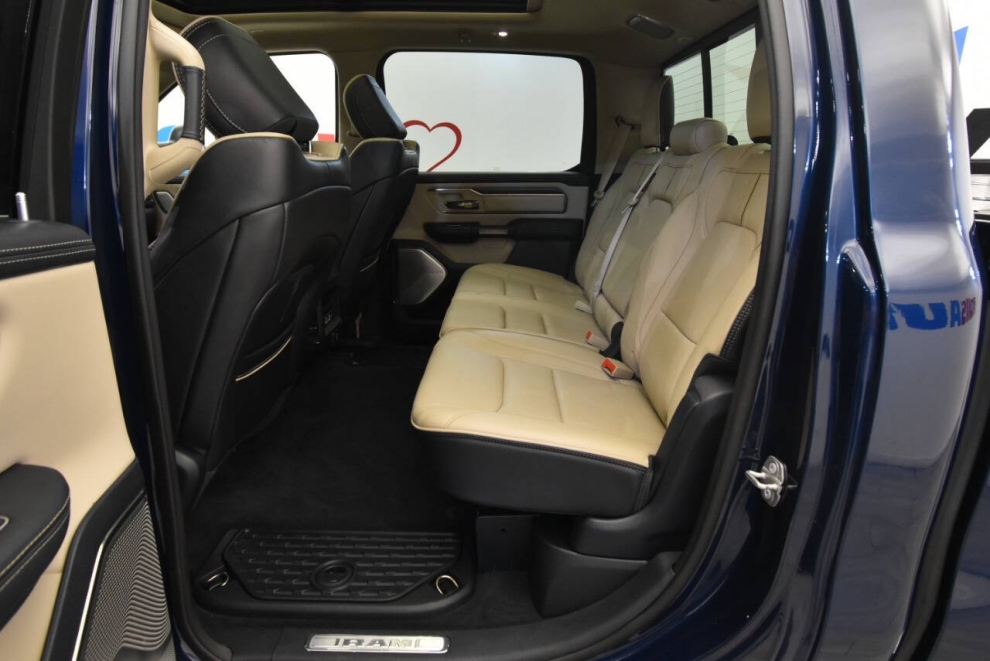 2021 RAM 1500 Limited 4x4 4dr Crew Cab 5.6 ft. SB Pickup, Blue, Mileage: 44,903 - photo 13