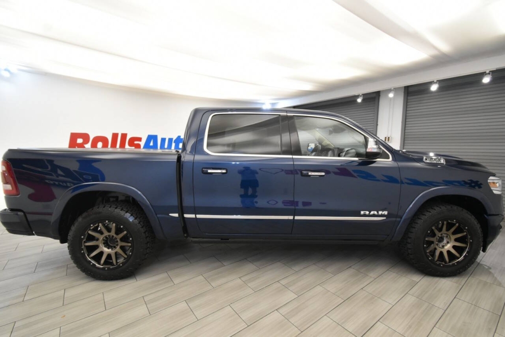 2021 RAM 1500 Limited 4x4 4dr Crew Cab 5.6 ft. SB Pickup, Blue, Mileage: 44,903 - photo 5