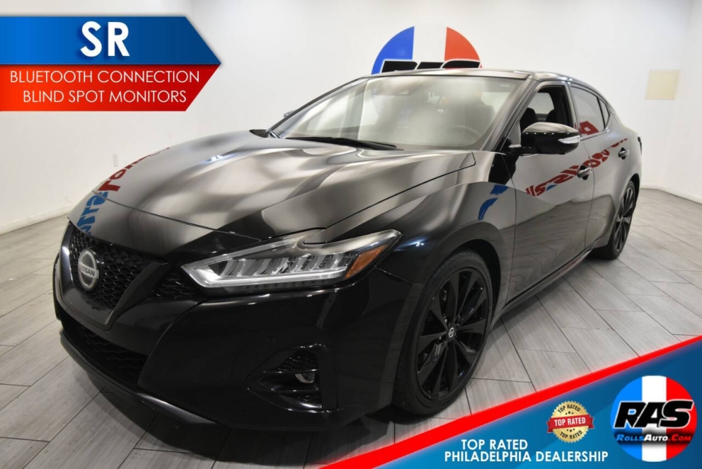 2020 Nissan Maxima 3.5 SR 4dr Sedan, Black, Mileage: 63,346 