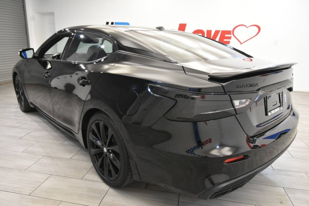 2020 Nissan Maxima 3.5 SR 4dr Sedan, Black, Mileage: 63,346 - photo 2