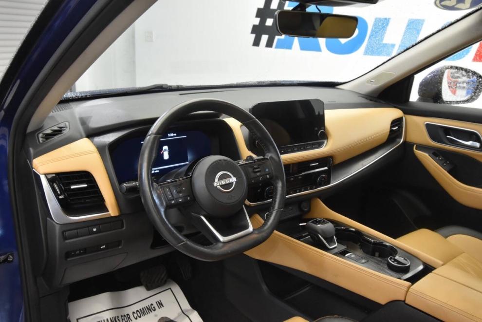 2022 Nissan Rogue Platinum AWD 4dr Crossover, Blue, Mileage: 79,521 - photo 10