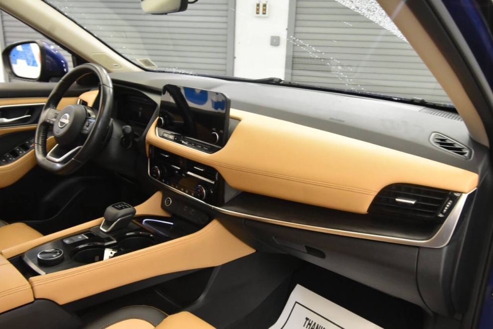 2022 Nissan Rogue Platinum AWD 4dr Crossover, Blue, Mileage: 79,521 - photo 14
