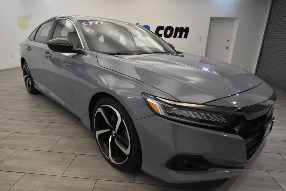 2022 Honda Accord Sport Special Edition 4dr Sedan, Gray, Mileage: 30,158 - photo 6