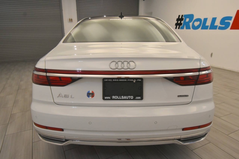 2019 Audi A8 L quattro 55 TFSI AWD 4dr Sedan, White, Mileage: 98,200 - photo 3