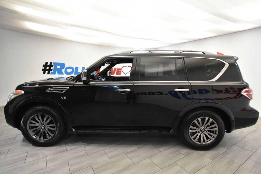 2019 Nissan Armada Platinum Reserve, Black, Mileage: 115,199 - photo 1