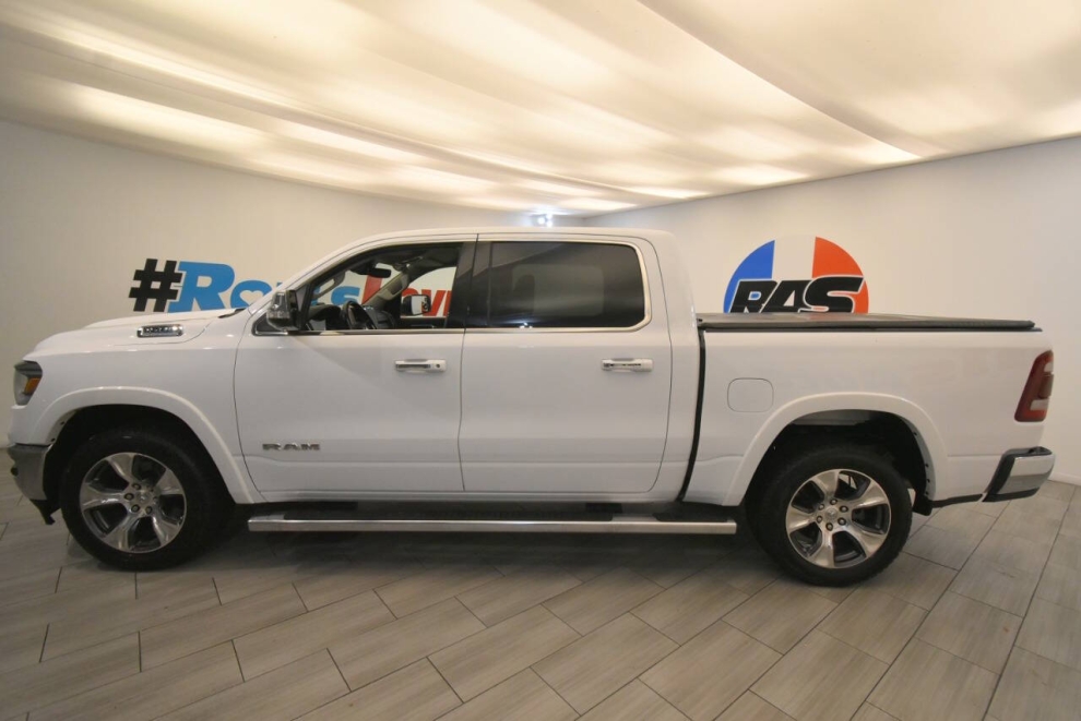 2022 RAM 1500 Laramie 4x4 4dr Crew Cab 5.6 ft. SB Pickup, White, Mileage: 71,409 - photo 1