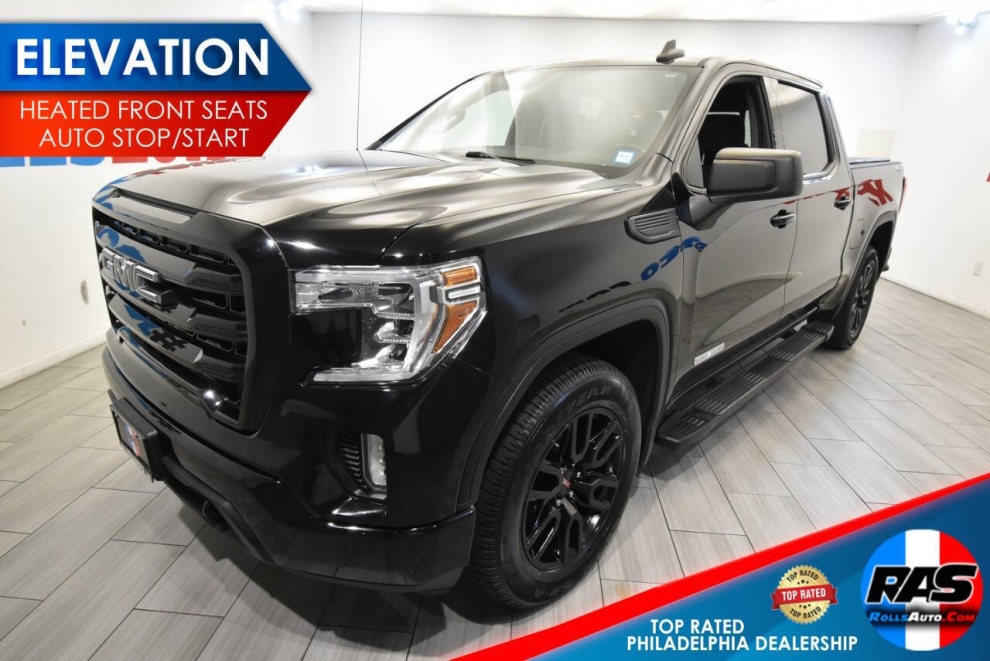 2022 GMC Sierra 1500 Limited Elevation, Black, Mileage: 68,478 