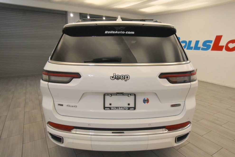 2021 Jeep Grand Cherokee L Overland 4x4 4dr SUV, White, Mileage: 99,498 - photo 3