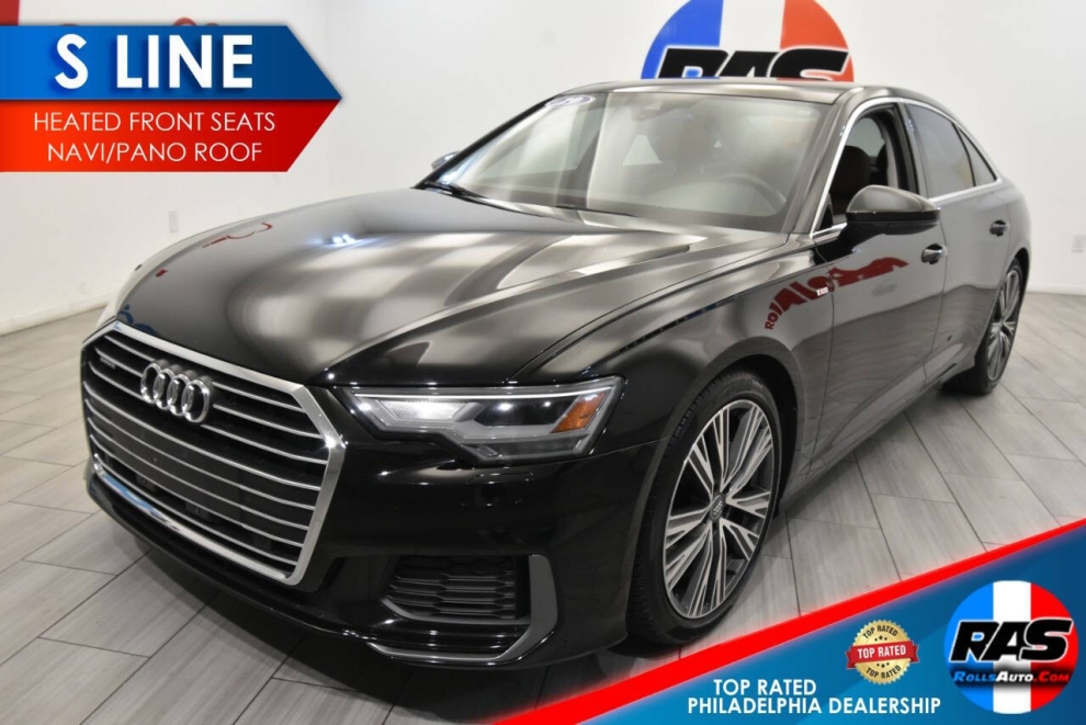 2019 Audi A6 quattro Premium 55 TFSI AWD 4dr Sedan, Black, Mileage: 73,672 