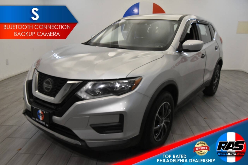 2018 Nissan Rogue S, Silver, Mileage: 92,474 