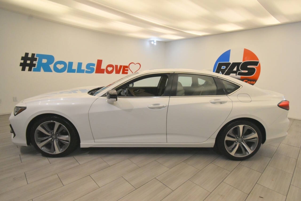 2021 Acura TLX w/Advance 4dr Sedan Package, White, Mileage: 54,629 - photo 1