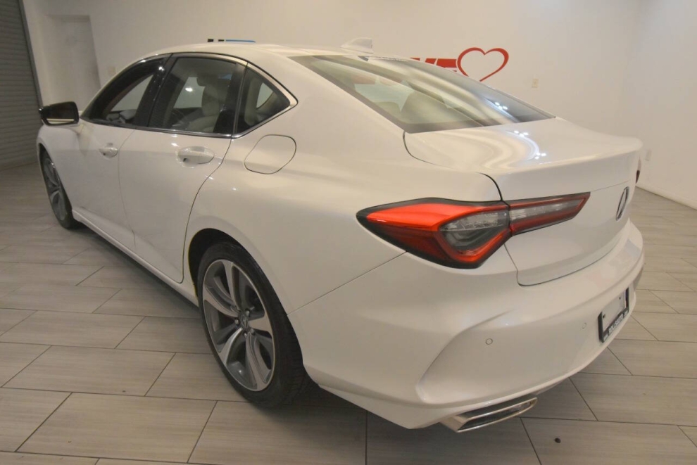 2021 Acura TLX w/Advance 4dr Sedan Package, White, Mileage: 54,629 - photo 2