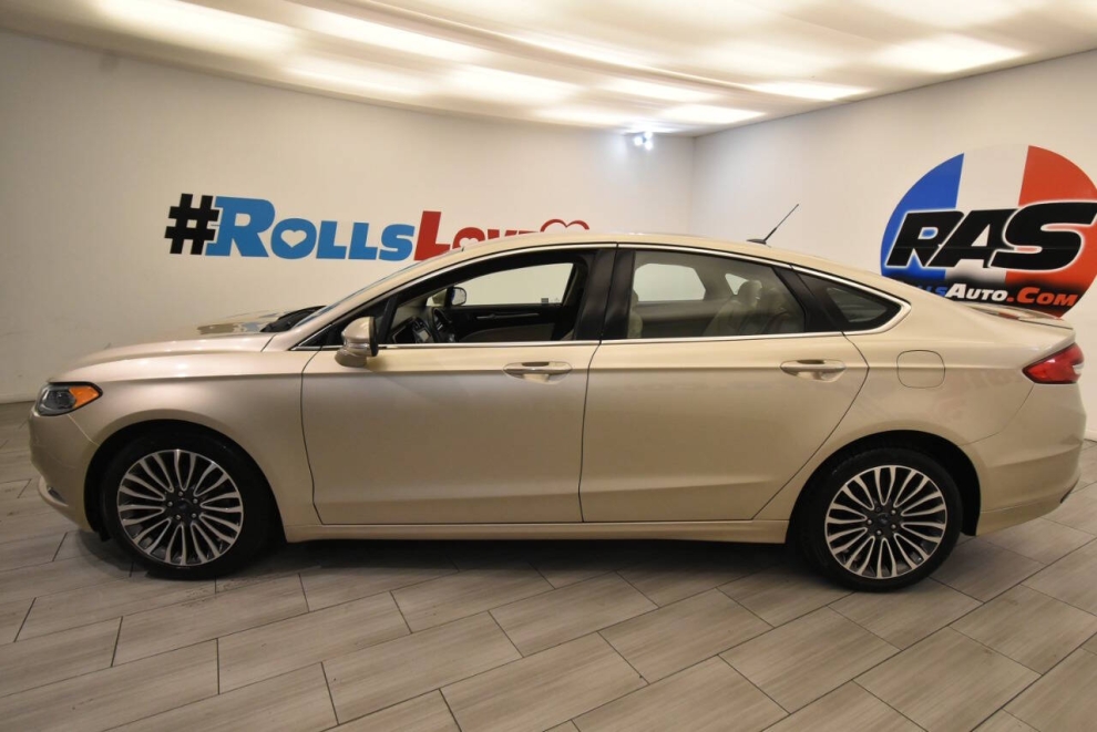 2018 Ford Fusion Titanium, Gold, Mileage: 81,727 - photo 1