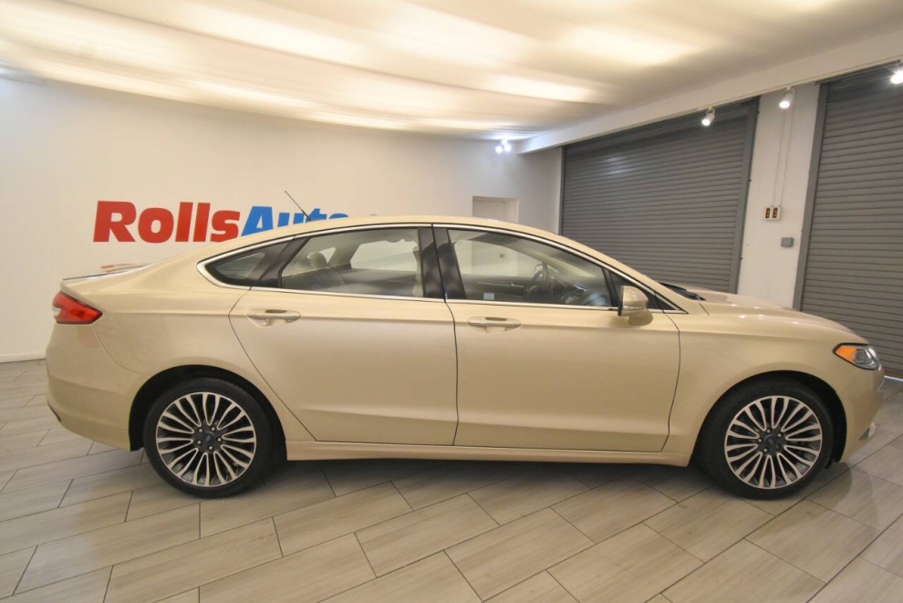 2018 Ford Fusion Titanium, Gold, Mileage: 81,727 - photo 5