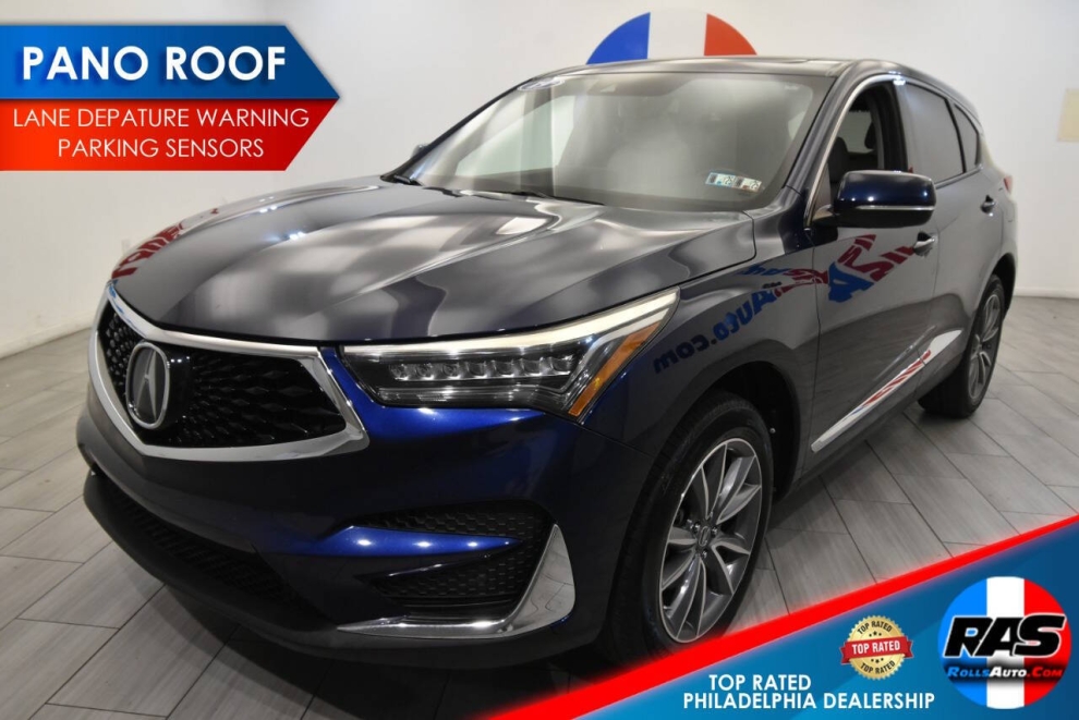 2019 Acura RDX SH AWD w/Tech 4dr SUV w/Technology Package, Blue, Mileage: 93,946 