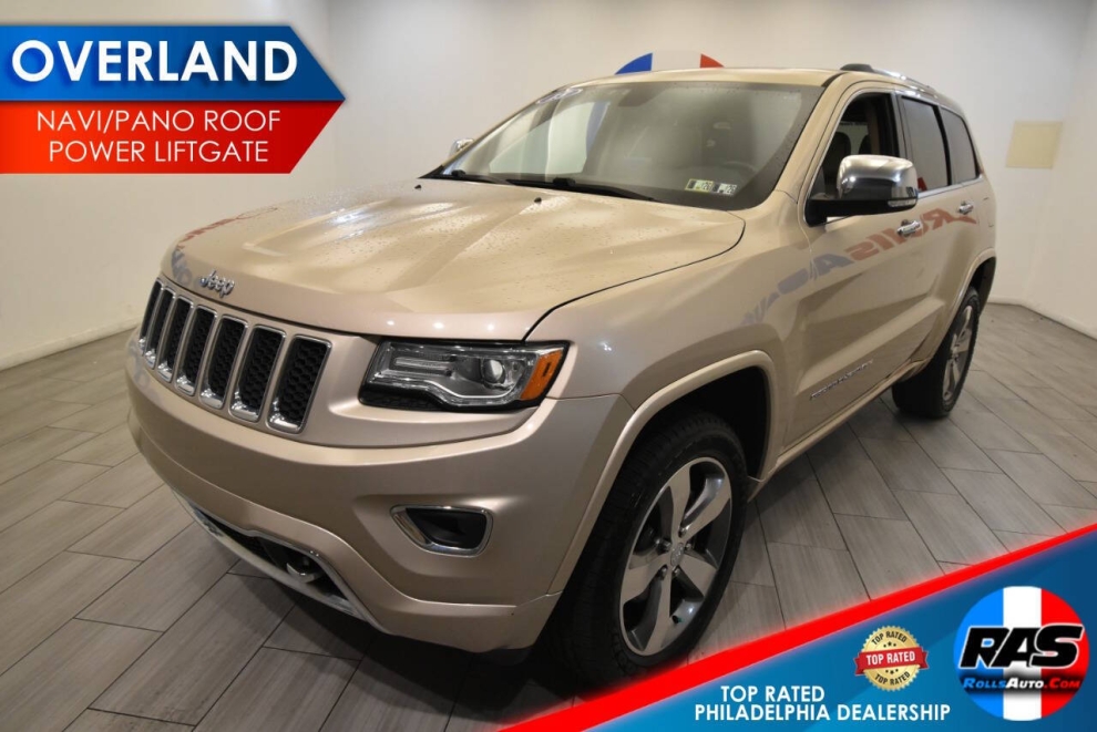 2015 Jeep Grand Cherokee Overland, Tan, Mileage: 97,623 