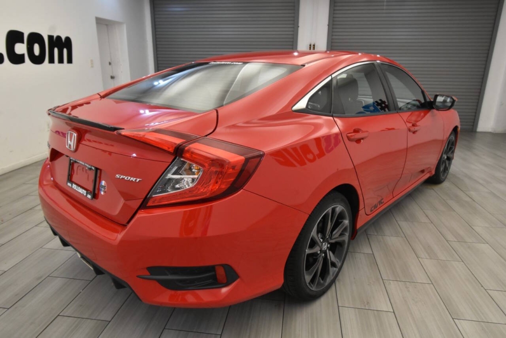 2020 Honda Civic Sport 4dr Sedan CVT, Red, Mileage: 62,875 - photo 4