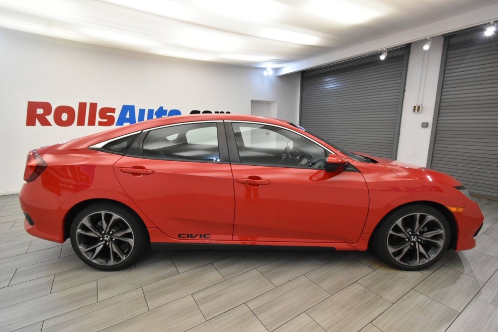 2020 Honda Civic Sport 4dr Sedan CVT, Red, Mileage: 62,875 - photo 5
