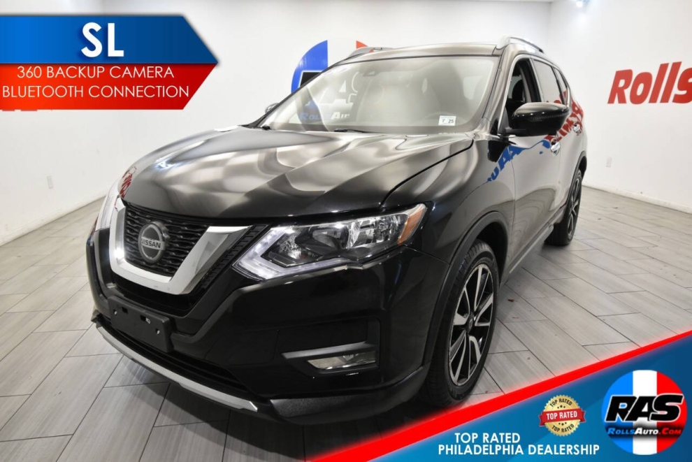 2020 Nissan Rogue sl, Negro, Mileage: 55,553 