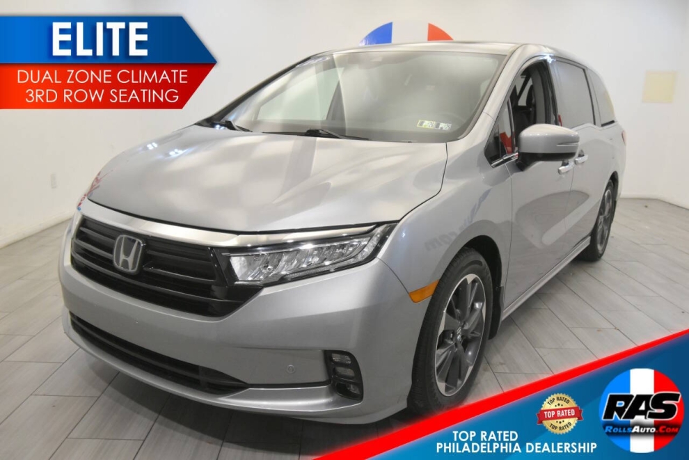 2022 Honda Odyssey Elite 4dr Mini Van, Silver, Mileage: 53,428 