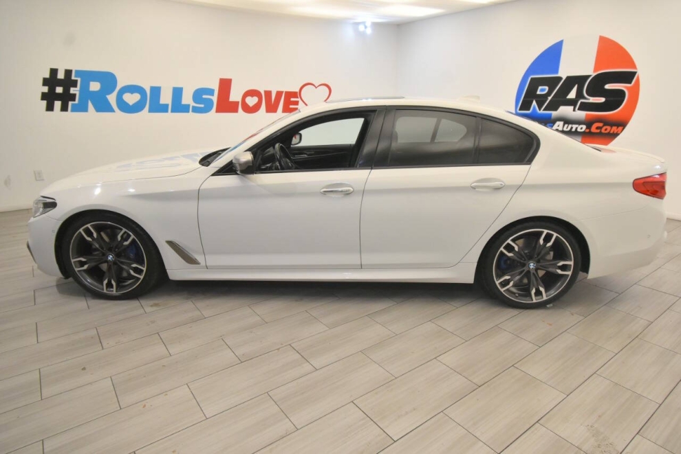 2018 BMW 5 Series M550i xDrive AWD 4dr Sedan, White, Mileage: 43,903 - photo 1