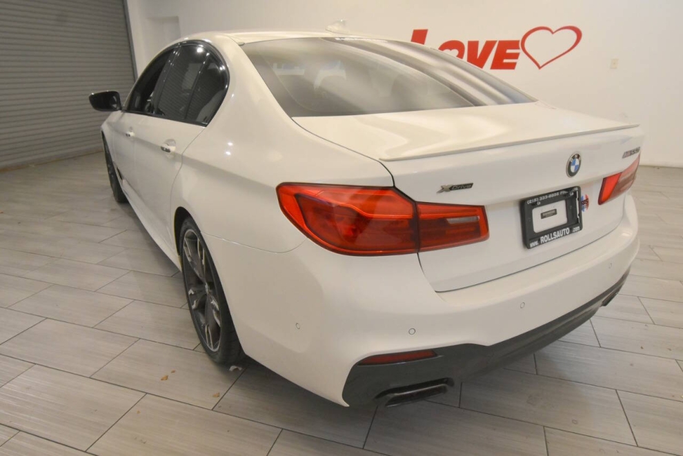 2018 BMW 5 Series M550i xDrive AWD 4dr Sedan, White, Mileage: 43,903 - photo 2
