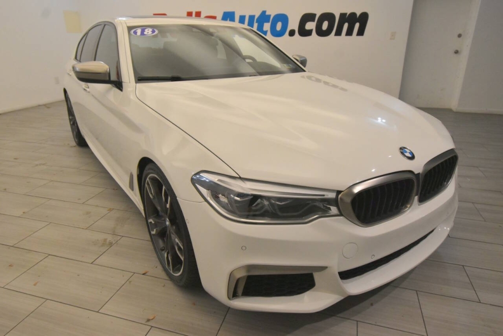2018 BMW 5 Series M550i xDrive AWD 4dr Sedan, White, Mileage: 43,903 - photo 6