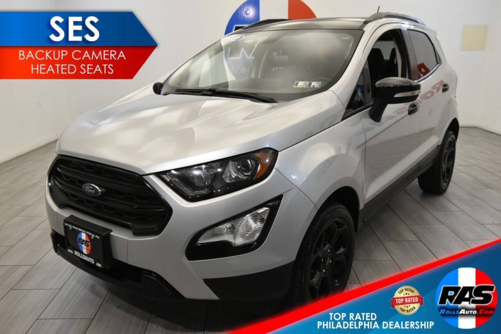 2022 Ford EcoSport SES AWD 4dr Crossover, Silver, Mileage: 51,132
