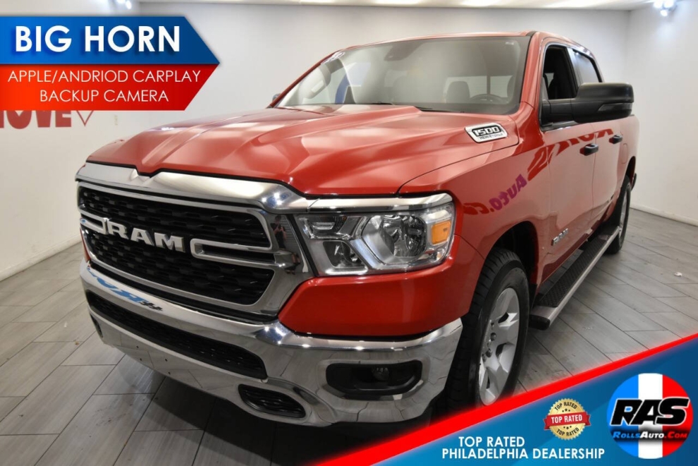 2023 RAM 1500 Big Horn, Red, Mileage: 65,757 