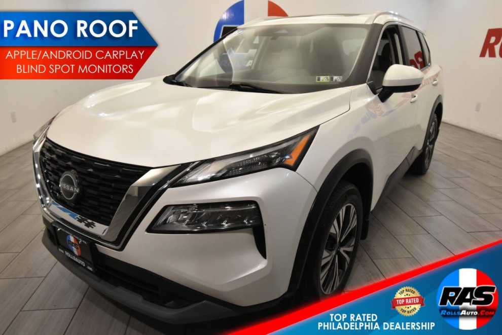 2023 Nissan Rogue SV AWD 4dr Crossover, White, Mileage: 78,761 