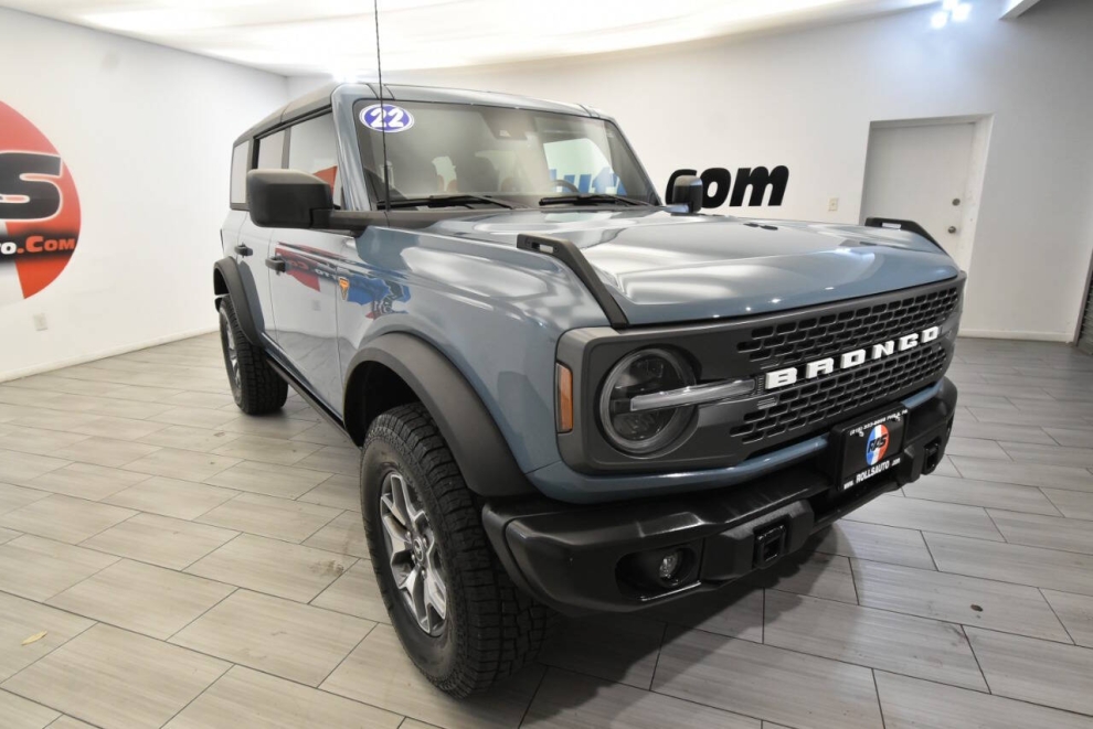 2022 Ford Bronco Badlands Advanced, Blue, Mileage: 73,177 - photo 6