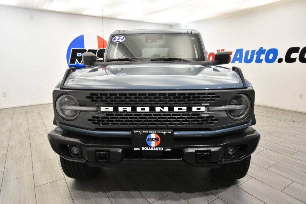 2022 Ford Bronco Badlands Advanced, Blue, Mileage: 73,177 - photo 7