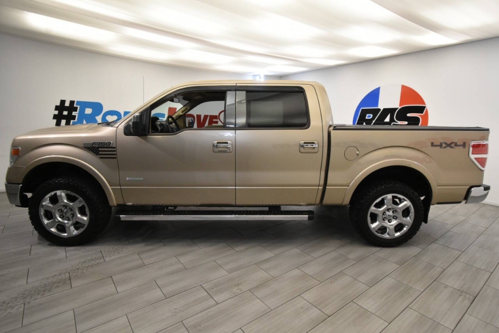 2014 Ford F-150 Lariat, Tan, Mileage: 92,566 - photo 1