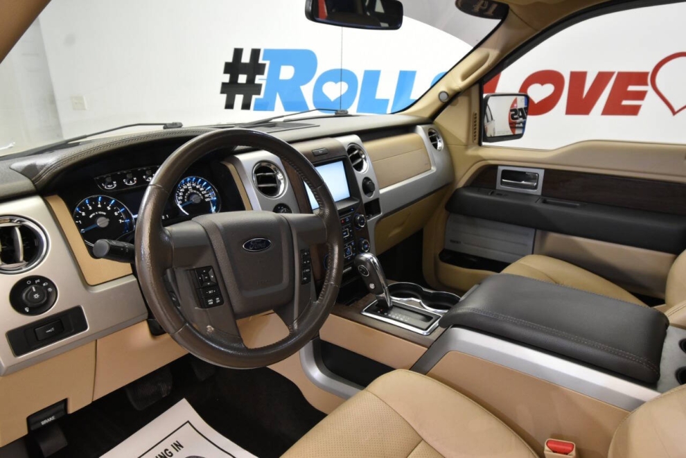 2014 Ford F-150 Lariat, Tan, Mileage: 92,566 - photo 10