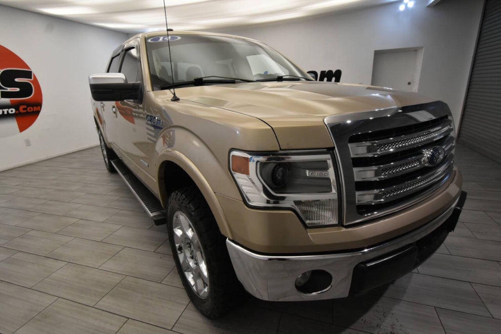 2014 Ford F-150 Lariat, Tan, Mileage: 92,566 - photo 6