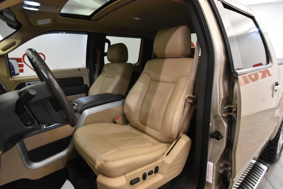 2014 Ford F-150 Lariat, Tan, Mileage: 92,566 - photo 9