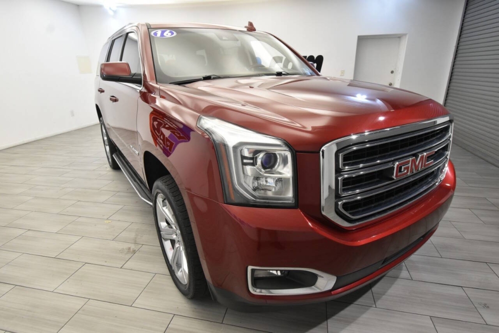 2016 GMC Yukon SLT 4x4 4dr SUV, Burgundy, Mileage: 128,819 - photo 6