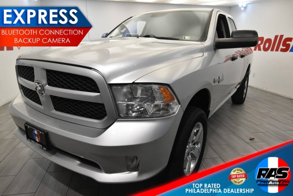 2018 RAM 1500 Express, Silver, Mileage: 103,350 